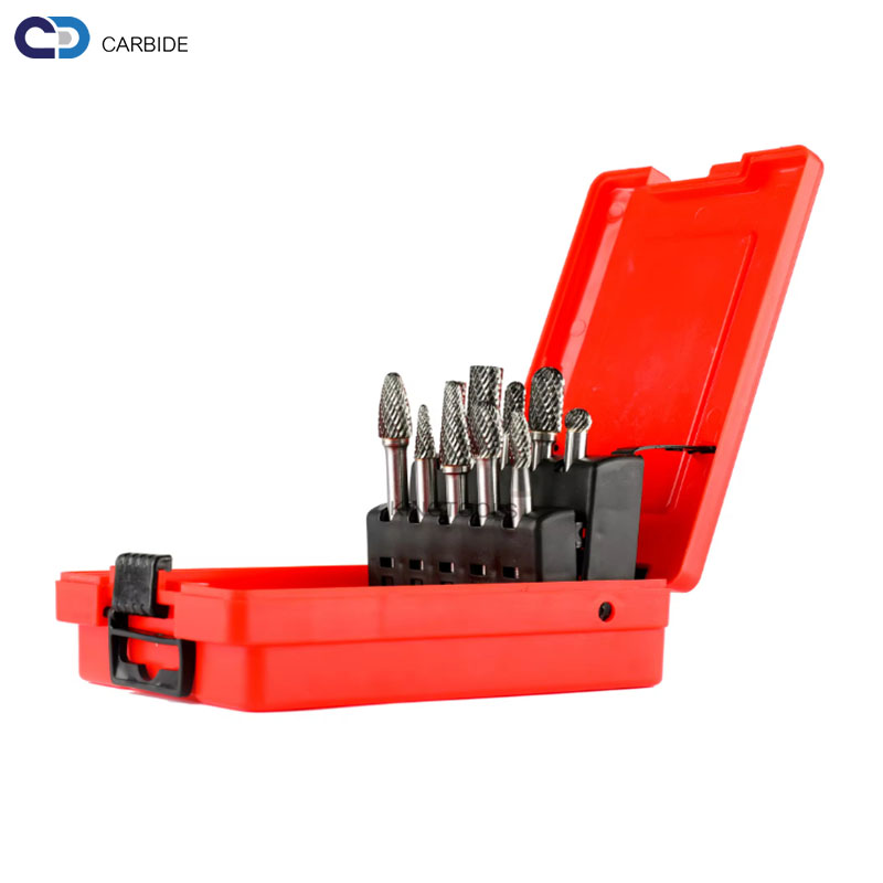 Carbide Cutting Rotary Burr Bits Rotary File Burring Tools Tungsten Carbide Burr Set