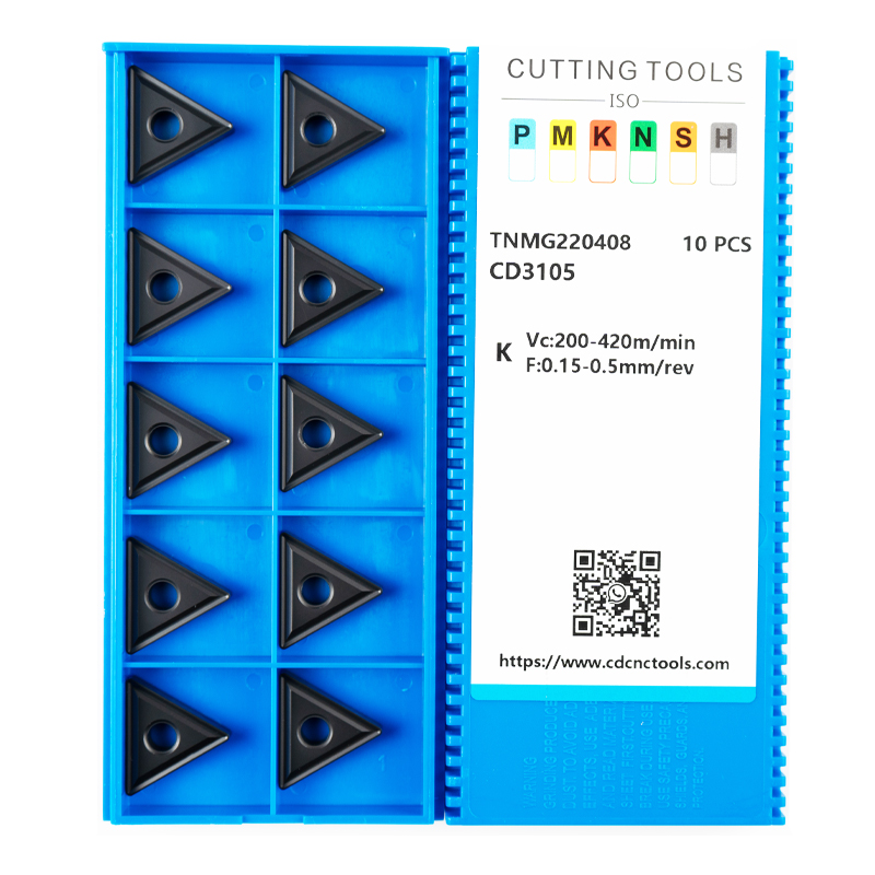 TNMG Indexable Carbide Inserts TNMG220408 TNMG220412 CNC Lathe Turning Inserts for cast iron