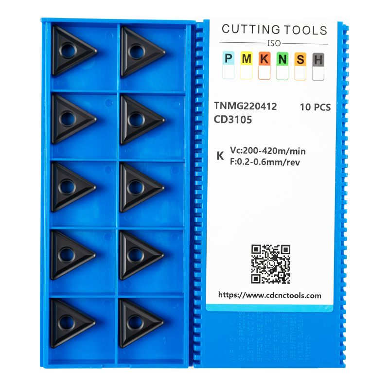 TNMG Indexable Carbide Inserts TNMG220408 TNMG220412 CNC Lathe Turning Inserts for cast iron