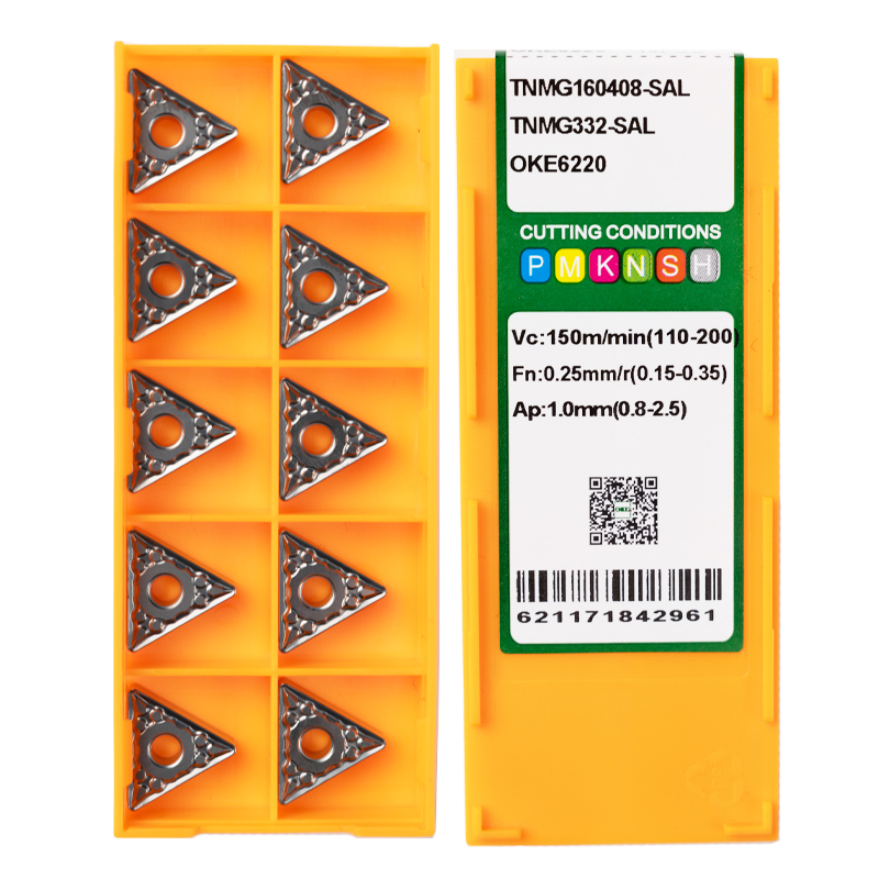 TNMG160408-​​SAL-OKE6220 OKE CARBIDEターニングインサート