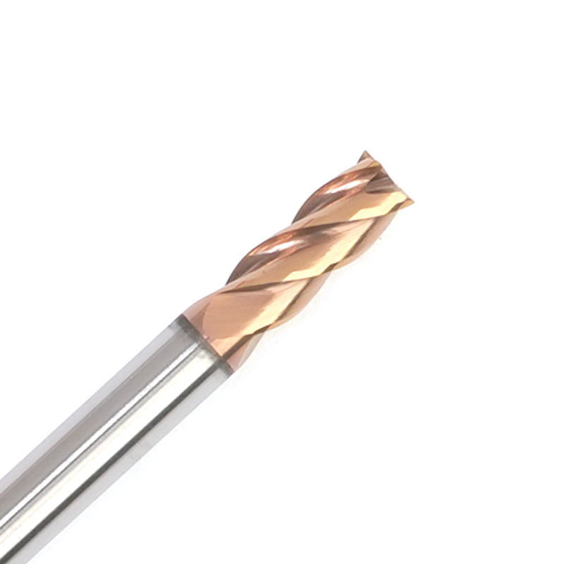 D4X50 HRC55 4 Flute Flat Solid Carbide End Mills