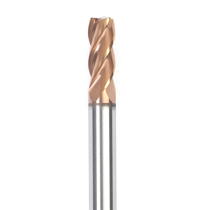 D4X50 HRC55 4 Flute Flat Solid Carbide End Mills
