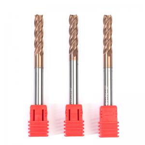 D6x75 4F HRC55 CNC Carbide End Mill Cutting Tools 