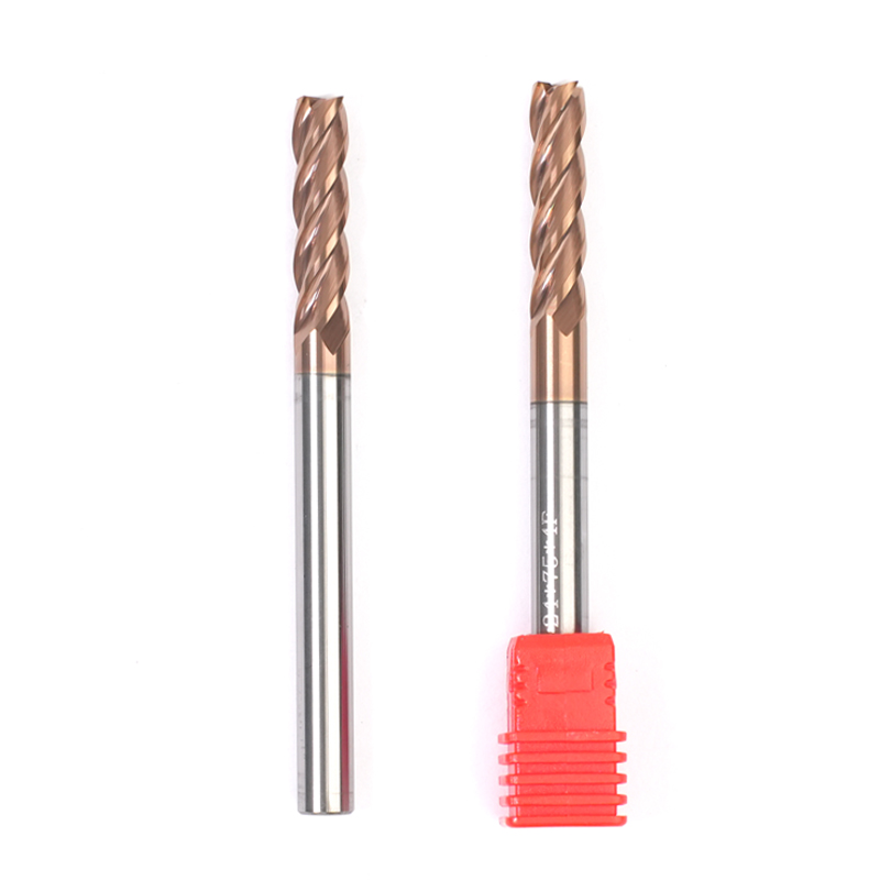 D6x75 4F HRC55 CNC Carbide End Mill Cutting Tools