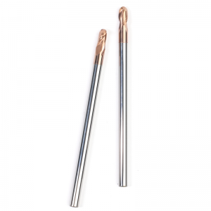 HRC55 2 flute D4x75mm fresas ball nose endmills