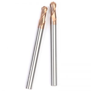 HRC55 2 flute D6x75mm fresas cnc ball endmills