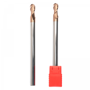 D10x150mm Cemented Solid Carbide Ball Nose End Mill 2 Flutes