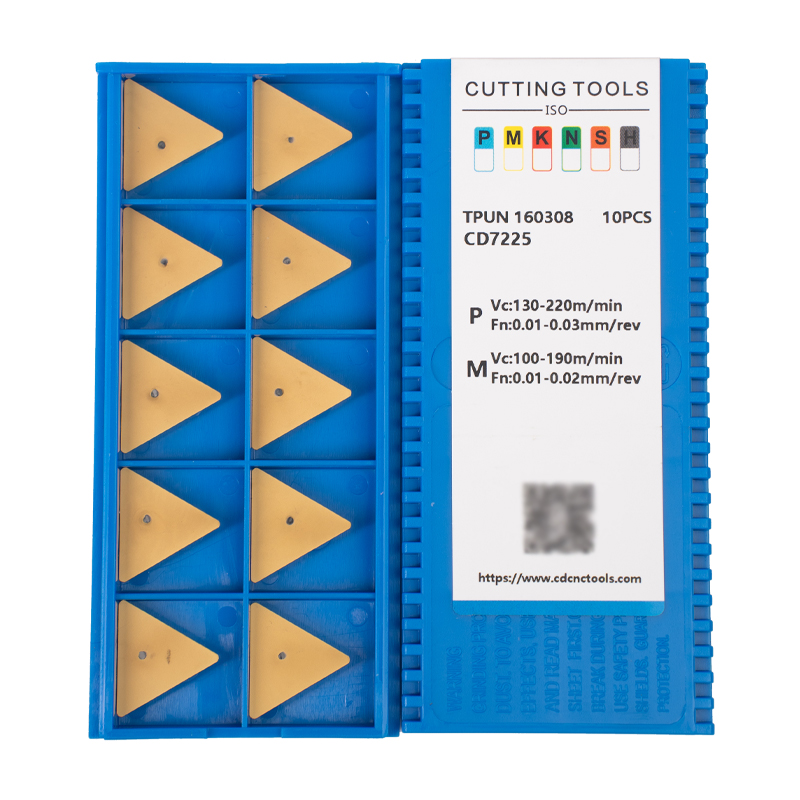 TPUN160308-CD7225 triangle face milling inserts