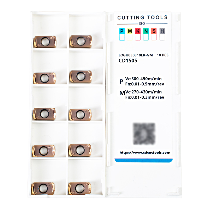 LOGU030310ER-GM high feed milling inserts