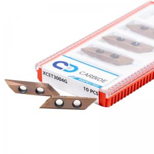 XCET3004G Precision Chamfering Insert | Mirror-Finish CNC Deburring