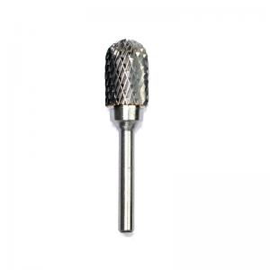 C15.9-MX-06-80 Carbide Burr | 15.9mm Cylindrical Ball Nose Head
