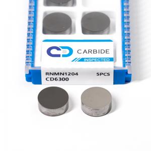 RNGN1204-CD6300 PCBN Insert | Solid CBN Round Cutting Tool