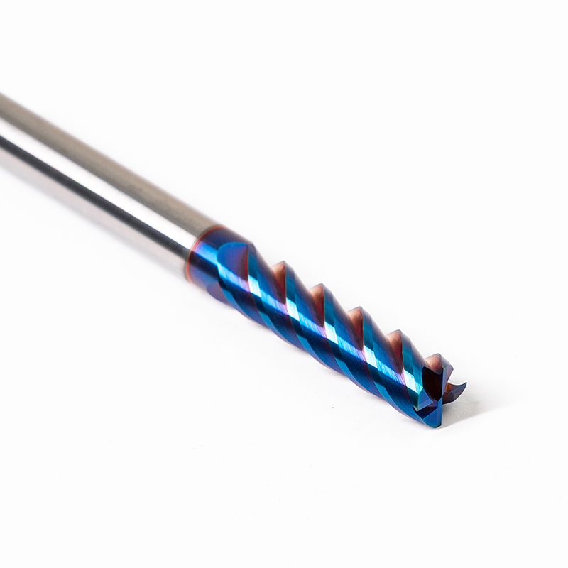 10mm 4 Flute HRC65 HRC70 Solid Carbide End Mill | 40mm Long Flute 100mm Extended Flat Square Milling Cutter for Hardened Steel