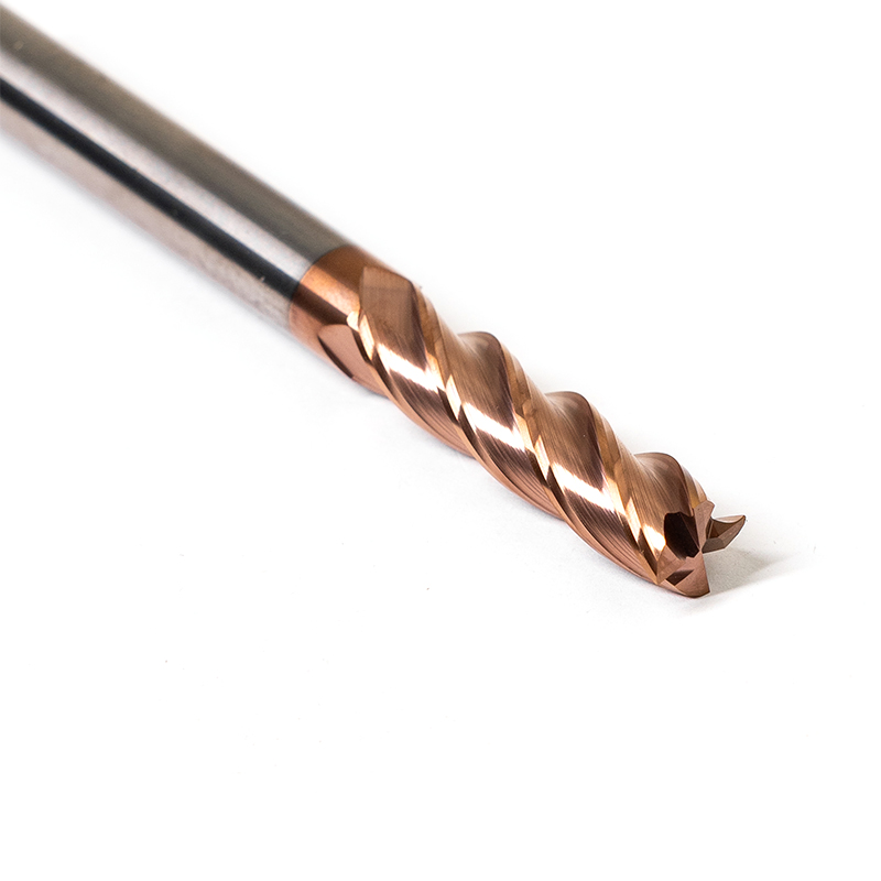 10mm 4 Flute HRC55 Solid Carbide End Mill | 40mm Long Flute 100mm Extended Flat Square Milling Cutter for Pre-hardened Steel