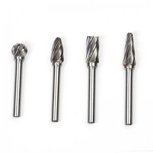 Alu Cut Tungsten Carbide Rotary Burr | 6mm Shank Aluminum Cutting Grinder Bits A1020 L1025 F1020 D1210 for Die Grinder