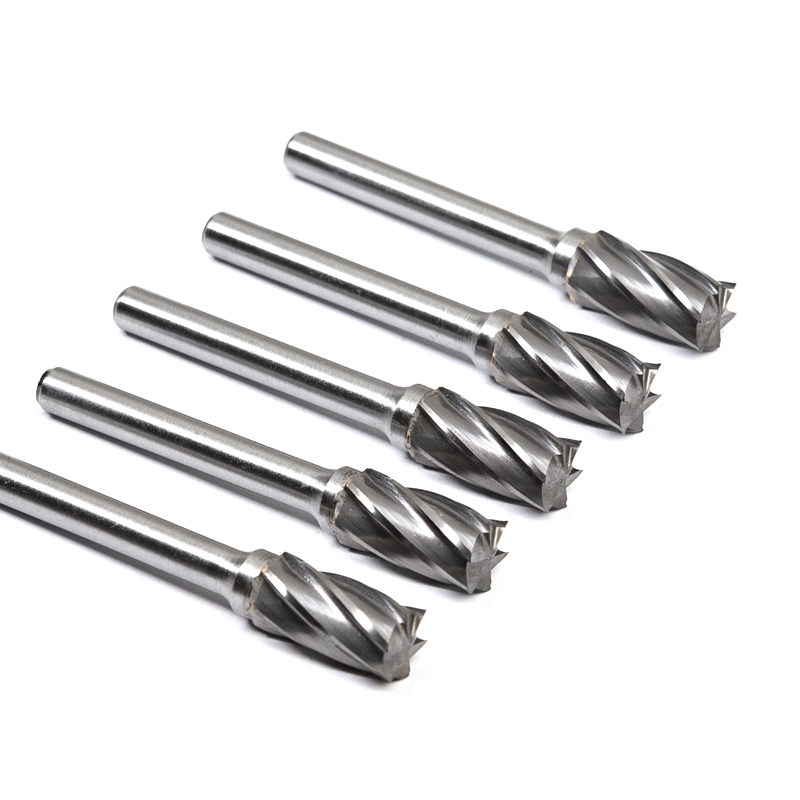 A1020 Alu Cut Tungsten Carbide Rotary Burr | 6mm Shank Cylinder Shape Cemented Carbide Grinding Bit for Aluminum