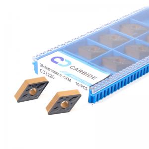 DNMG150612-CKM CD3220 Carbide Inserts for Cast Iron | Double-Sided 55° Diamond Roughing Turning Insert