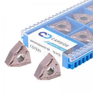 WNMG080408-BF CD7225 Carbide Inserts for Steel Finishing