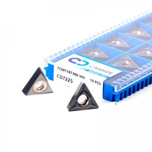 TCMT16T308-MA 60° Triangle Positive Carbide Turning Inserts for Steel Medium Machining