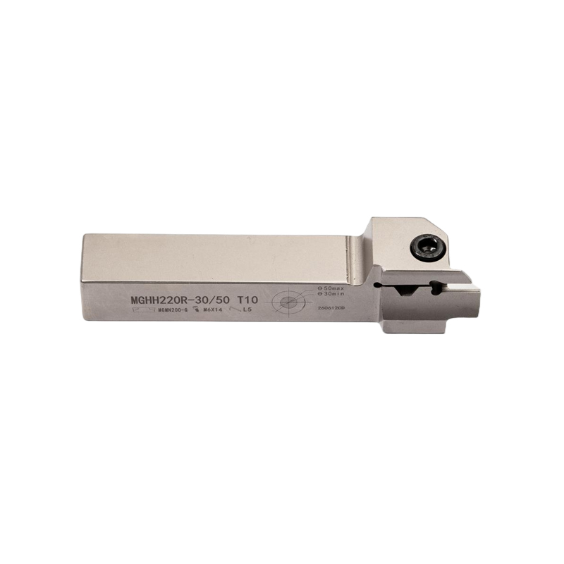 MGHH220R-30/50 T10 Face Grooving Tool Holder | CNC Lathe