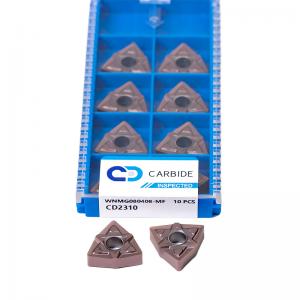 WNMG080408-MF CD2310 80° Trigon Double-Sided Carbide Turning Inserts