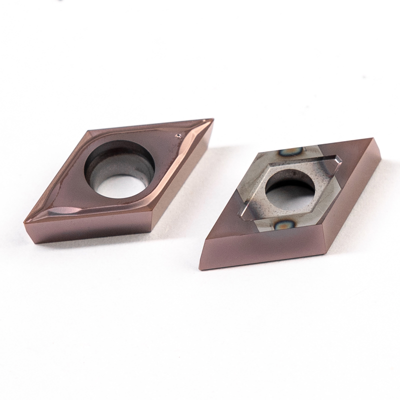 DCGT11T302-YL CD7215 Carbide Turning Insert | 55 Degree Diamond Positive Precision Finishing Insert
