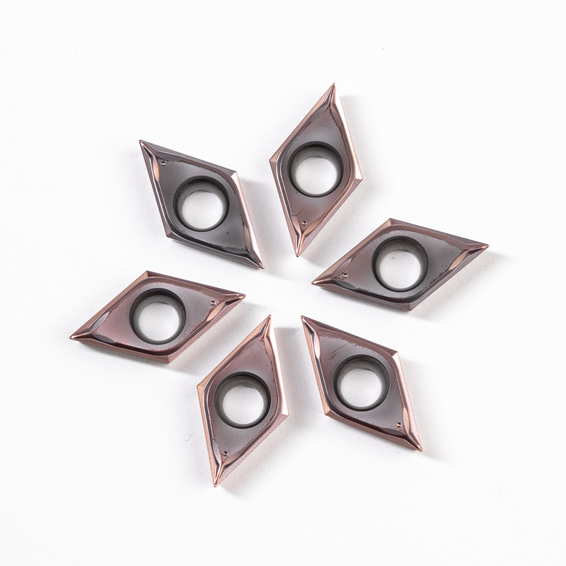 DCGT11T302-YL CD7215 Carbide Turning Insert | 55 Degree Diamond Positive Precision Finishing Insert