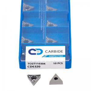 TCGT110304 CD6320 Carbide Turning Insert Triangle Positive Lathe Insert for aluminum grinding cutting tools