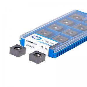 CNC Milling Insert SNMX1205 Suitable for Machining Steel, Stainless Steel and Cast Iron Applications.