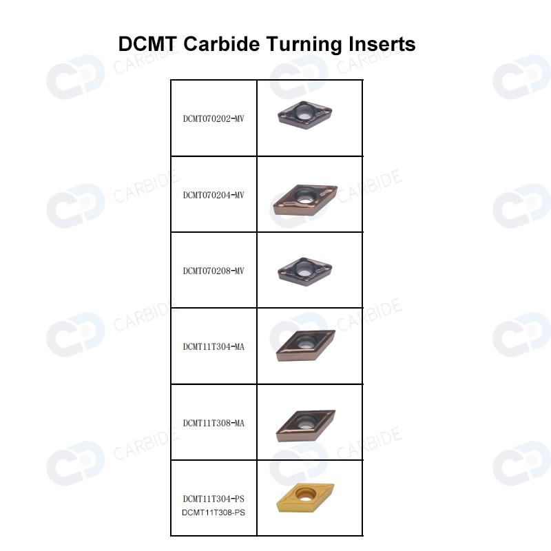DCMT11T304-MA DCMT11T308-MA CD7225 Cemented carbide inserts DCMT11T304-MA DCMT11T308-MA CD7225 Cemented carbide inserts