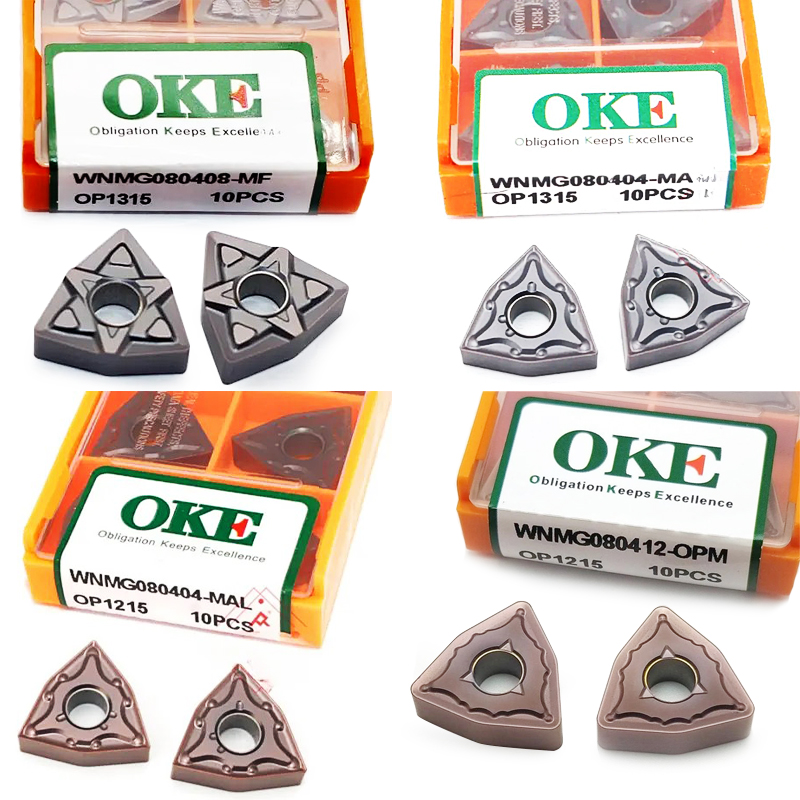 OKE Carbide Inserts WNMG080408-MF WNMG080408-MA WNMG080404-MAL WNMG080412-OPM OKE CNC Turning Inserts OKE Carbide Inserts WNMG080408-MF WNMG080408-MA WNMG080404-MAL WNMG080412-OPM OKE CNC Turning Inserts