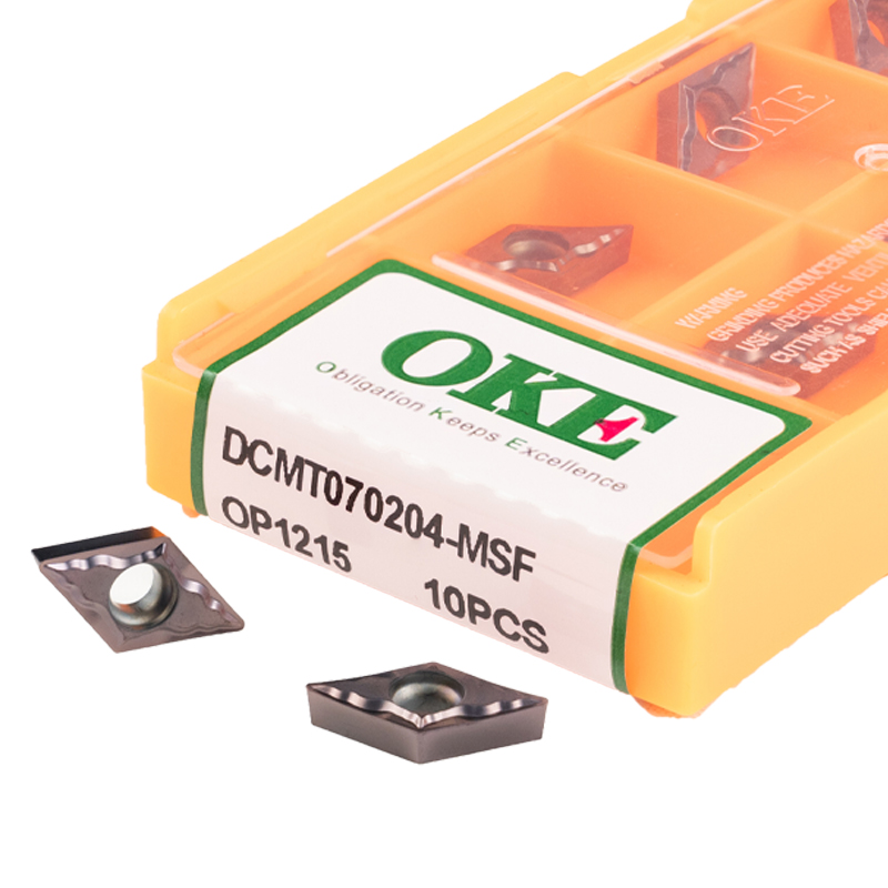 DCMT070204-MSF-OP1215 OKE Carbide Inserts