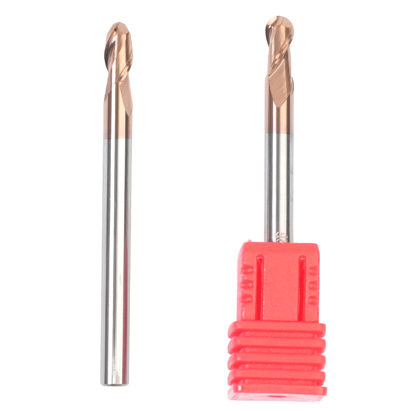 HRC55 2 flute D4x50mm fresas carbide ball nose end mills